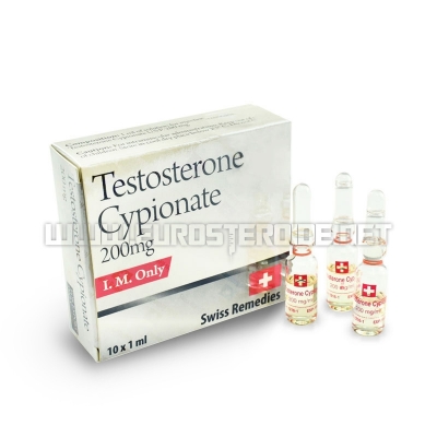 Testosterone Cypionate Injection - 200mg/ml (10amp) - Swiss Remedies