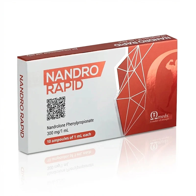 Nandro Rapid 300mg/ml 10x1ml Ampullen von Omega Meds