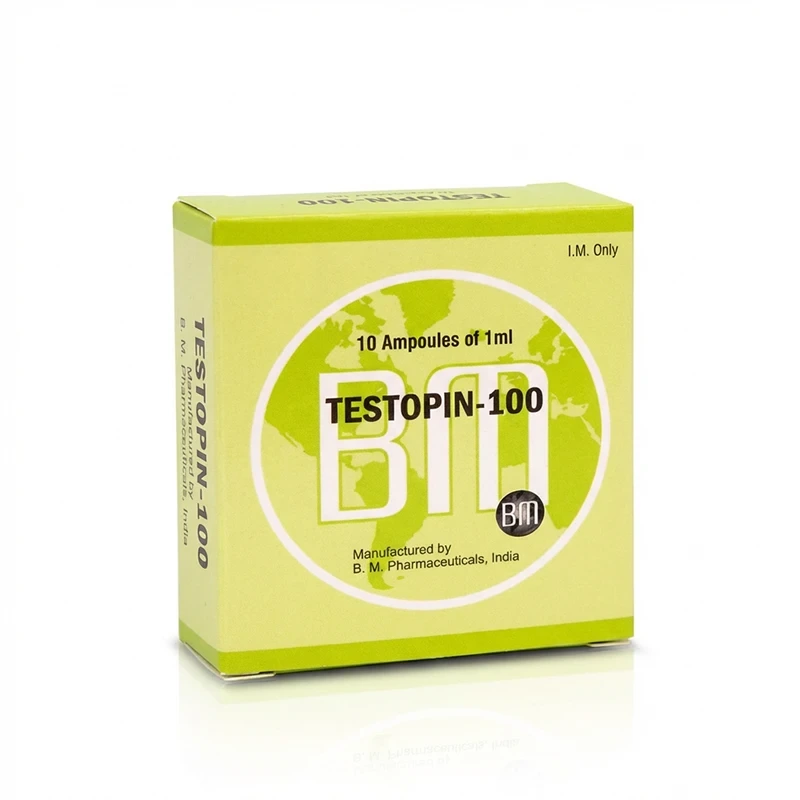 Testopin-100 100mg/ml 10x1ml Ampullen von BM Pharmaceuticals