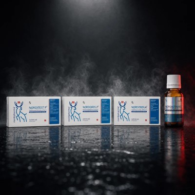 Nordi Cut Protokoll – NordiTest P 150 + NordiDros P 150 + NordiTren A 150 + NordiStanol 10mg